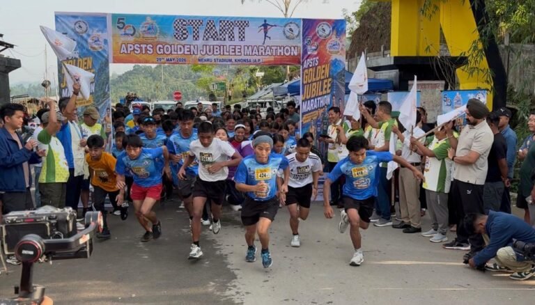 APSTS Golden Jubilee Marathon draws enthusiastic participation in Khonsa