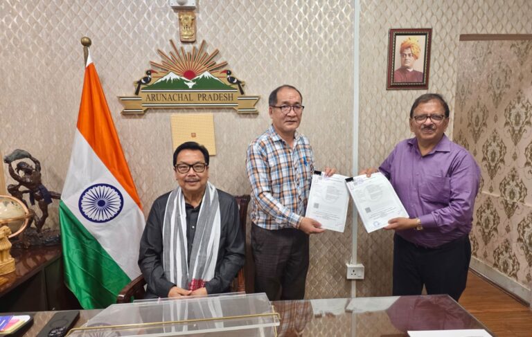Arunachal signs MoA for 1750 MW Demwe Lower Hydroelectric Project