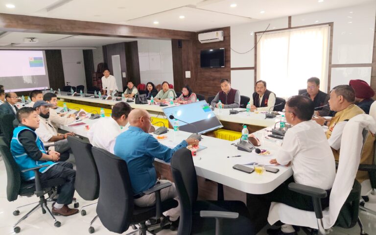 DoTCL reviews ongoing development projects in Tirap