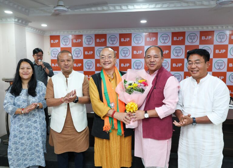 Former MLA Tani Loffa rejoins BJP