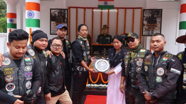 Motorcycle rally in Tirap to commemorate bravery of Hangpan Dada