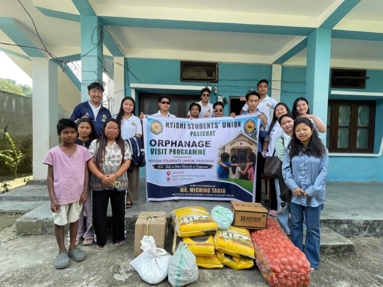 NSUP visits Seed Children Home in Pasighat