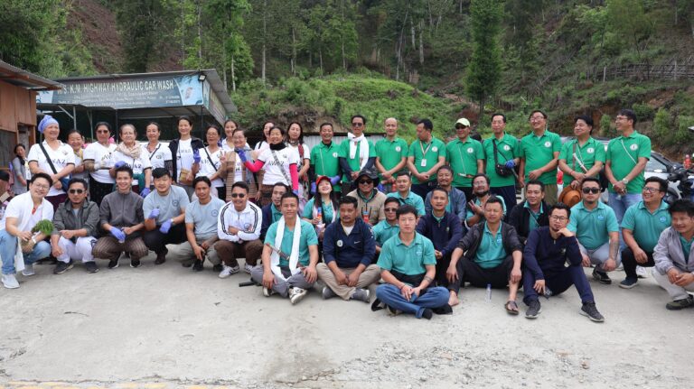 Ziro residents join mass flower plantation drive