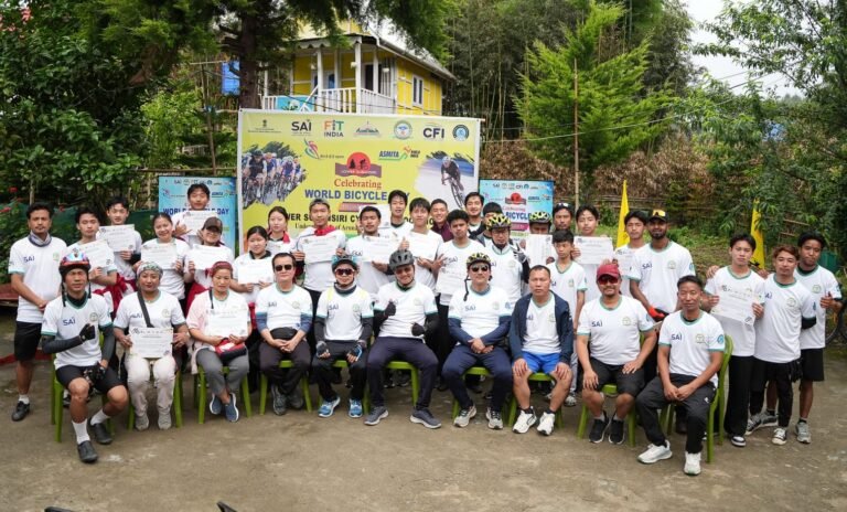 Apatani Heritage Village Ride marks World Bicycle Day in Ziro