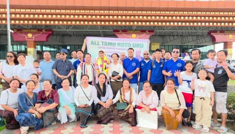 Asian grappling silver medallist Tamo Taller accorded warm welcome