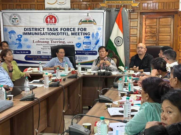 DTFI reviews immunisation coverage, NQAS progress in Papum Pare