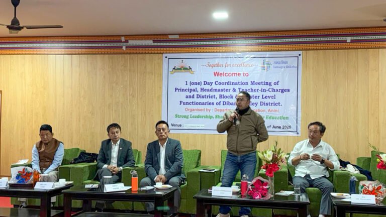 Dibang Valley reviews educational progress at coordination meeting