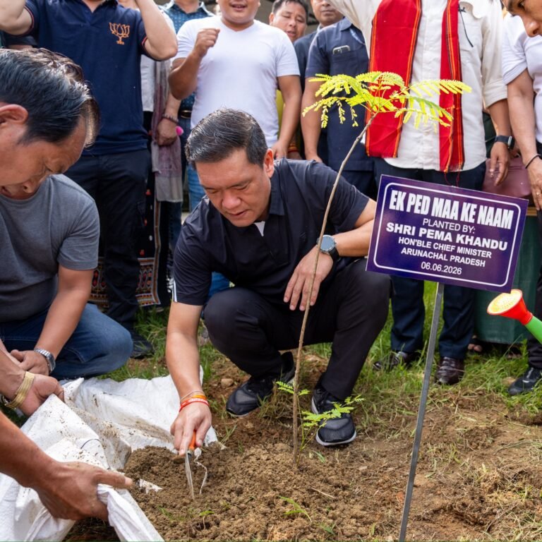 Khandu urges people to make tree plantation lifelong mission
