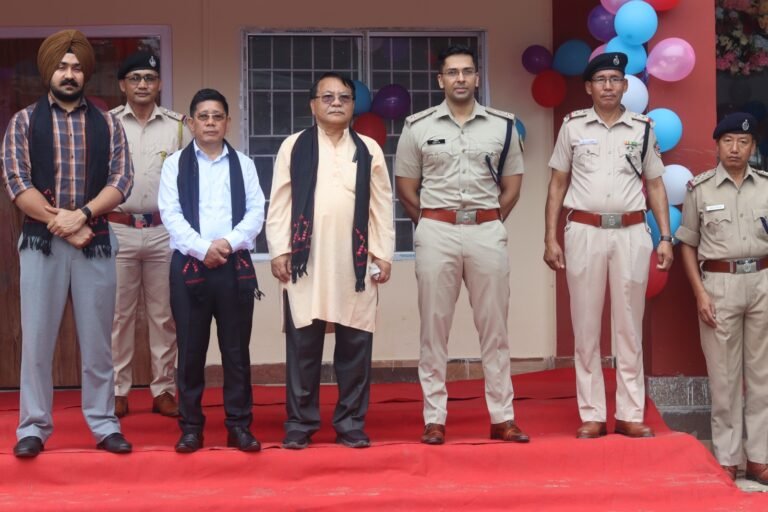 Lowang inaugurates Tirap police gym, reviews Nehru stadium project