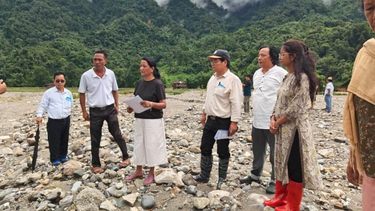 Basar MLA inspects flash flood-hit areas, announces Rs 10 lakh for road restoration