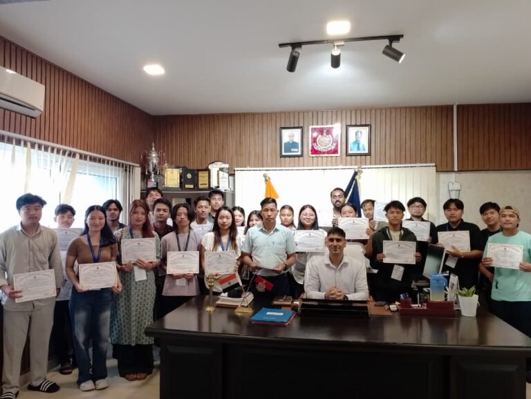 East Siang Police concludes internship prog for JNC students