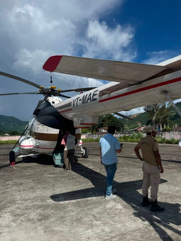Essential supplies airlifted to flood-hit areas of Upper Subansiri