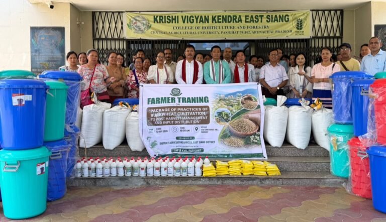 Farmers trained in scientific buckwheat cultivation under FLD program