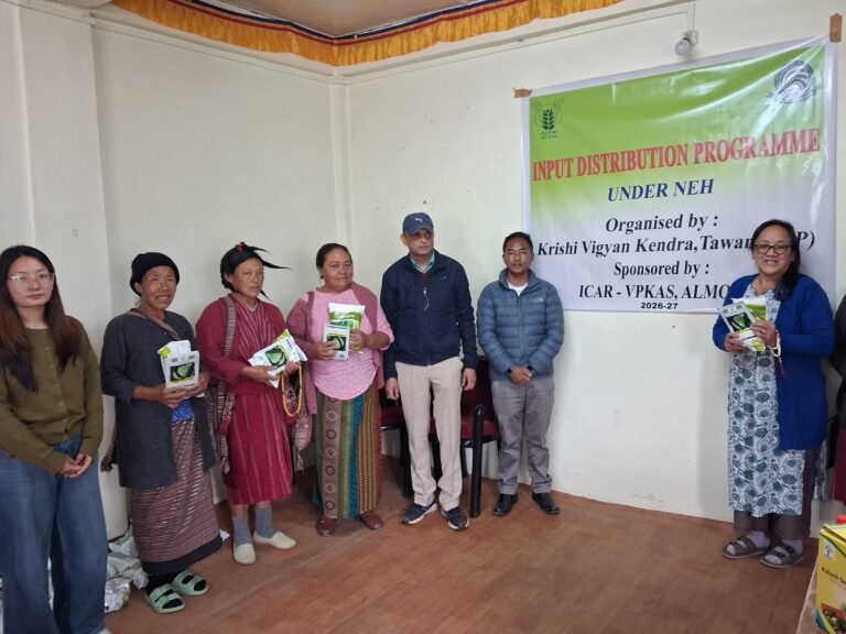 KVK Tawang organises training, input distribution for farmers