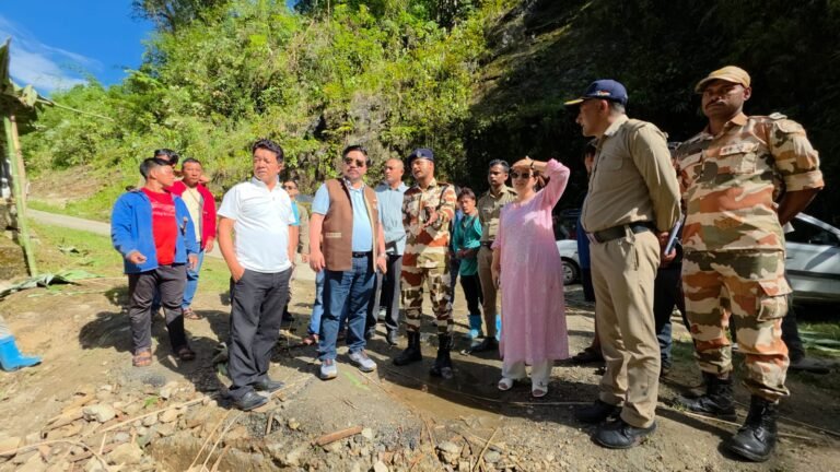 MLA Taram surveys flood-hit areas in Kurung Kumey