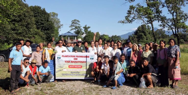 Mebo MLA leads community plantation drive under ECMM