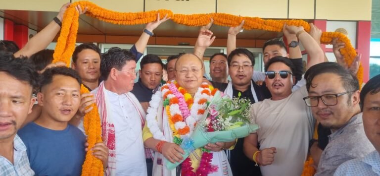 Tagak donates one month’s salary to BJP