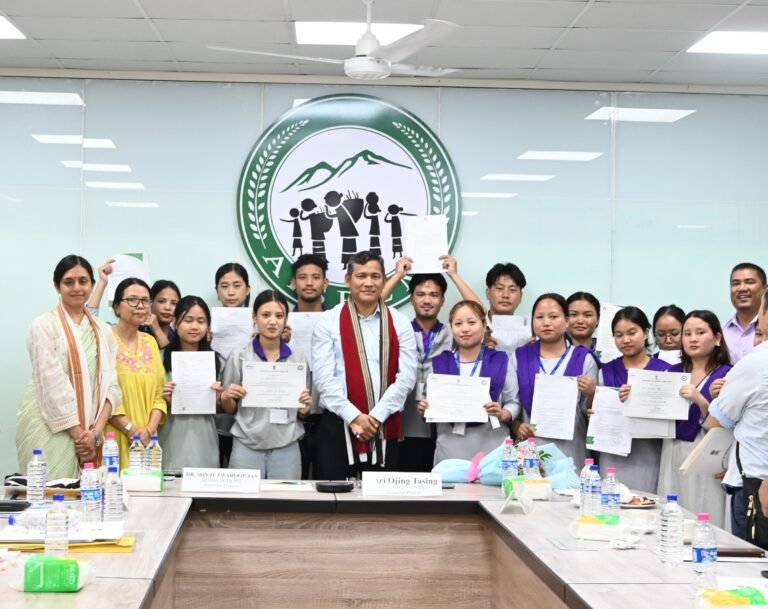 Tasing distributes appointment letters to DDU-GKY 2.0 trained rural youth
