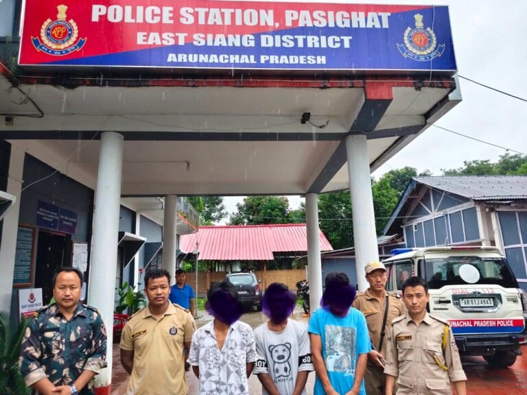 Three arrested for mithun theft; stolen animal recovered in joint operation