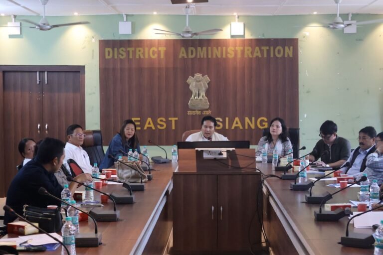DC reviews developmental works, flags delays in East Siang