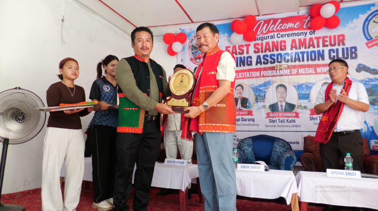 ESABA felicitates medal winners, seeks boxing ring to boost sport in East Siang