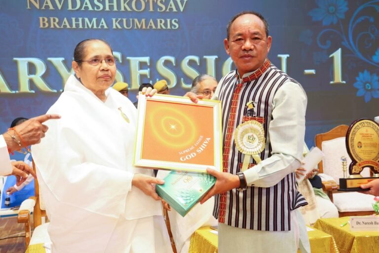 Natung attends Brahma Kumaris’ Global Summit