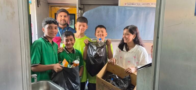 St. Thomas students turn Arunachal Express into classroom of cleanliness