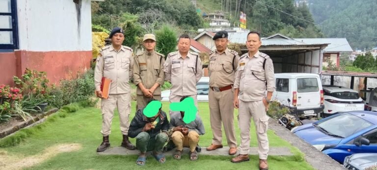 Two arrested in Tawang burglary case, stolen items recovered