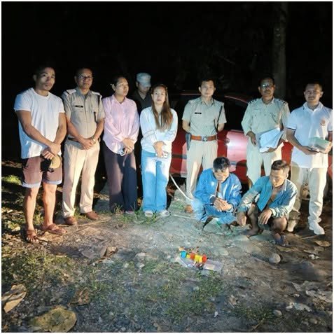 Two arrested, suspected heroin seized